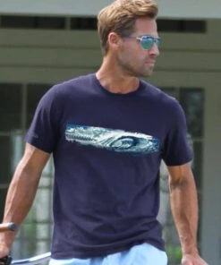 Ocean Soul - Indigo Short Sleeve Pima T-Shirt