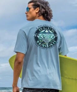 Blue Hawaii Dive - Steele Short Sleeve Crewneck T-Shirt