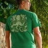 Vintage Octopus - Wintergreen Dyed Short Sleeve Crewneck T-Shirt