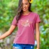 PL Aloha Honu - Paradise Red Dyed Short Sleeve Crewneck T-Shirt