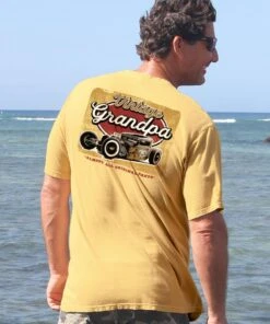 Vintage Grandpa - Beer Dyed Short Sleeve Crewneck T-Shirt