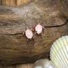 Puravida Rose Gold Opal Sea Turtle Earrings