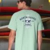 North Shore Surf Classic - Key Lime Dyed Short Sleeve Crewneck T-Shirt