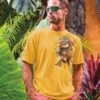 Crimson Dragon - Pineapple Dyed Short Sleeve Crewneck T-Shirt
