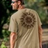 Sun Spinner - Kona Coffee Dyed Short Sleeve Crewneck T-Shirt