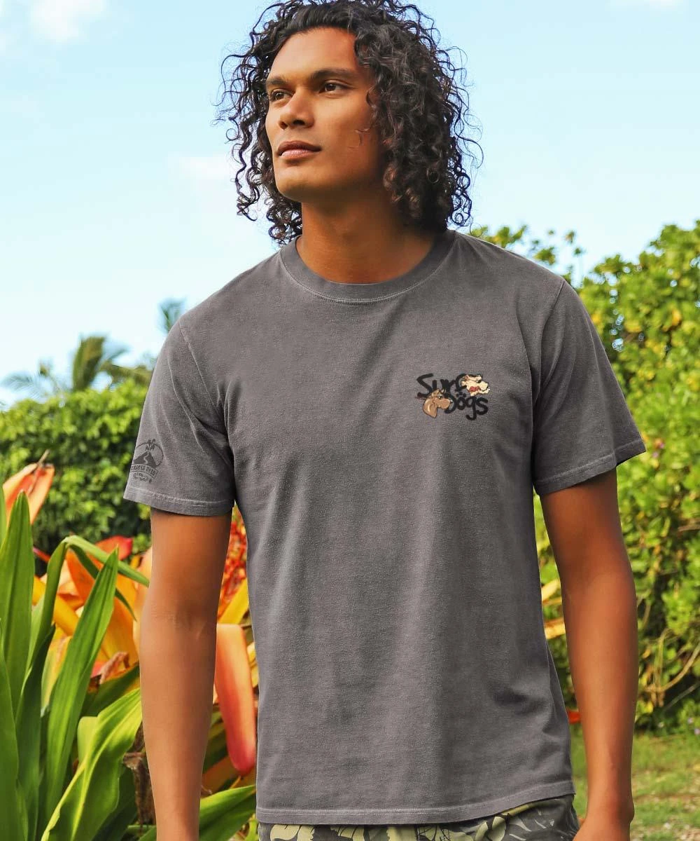 Bad Surf Dogs - Crater Dyed® Short Sleeve Crewneck T-Shirt - Image 2
