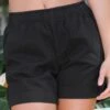 Black Shoreline Twill Shorts