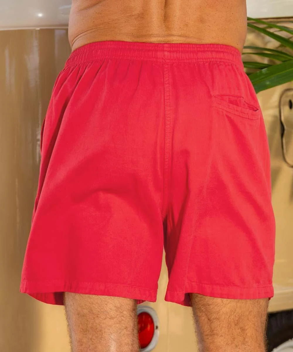 Candy Apple Red Dyed Crazyshorts® Twill Shorts - Image 2