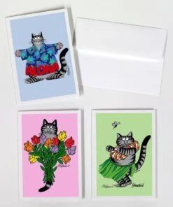 B. Kliban Assorted 8-Piece - Note Card Set
