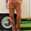 Cinnamon Dyed Twill Pants