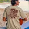 Red Rooster Rum - Kona Coffee Dyed Short Sleeve Crewneck T-Shirt