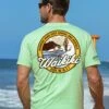 Vintage Waikiki Surf - Key Lime Dyed Short Sleeve Crewneck T-Shirt
