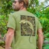 Gecko Mosaic - Hemp Dyed Short Sleeve Crewneck T-Shirt