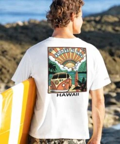 Volkswagen Summer Of Love Scenic - White Short Sleeve Crewneck T-Shirt