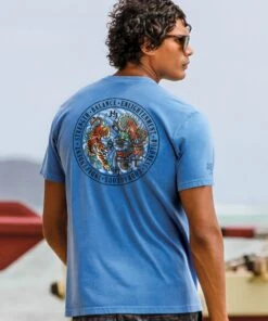 Eternal Balance - Blue Hawaii Dyed Short Sleeve Crewneck T-Shirt