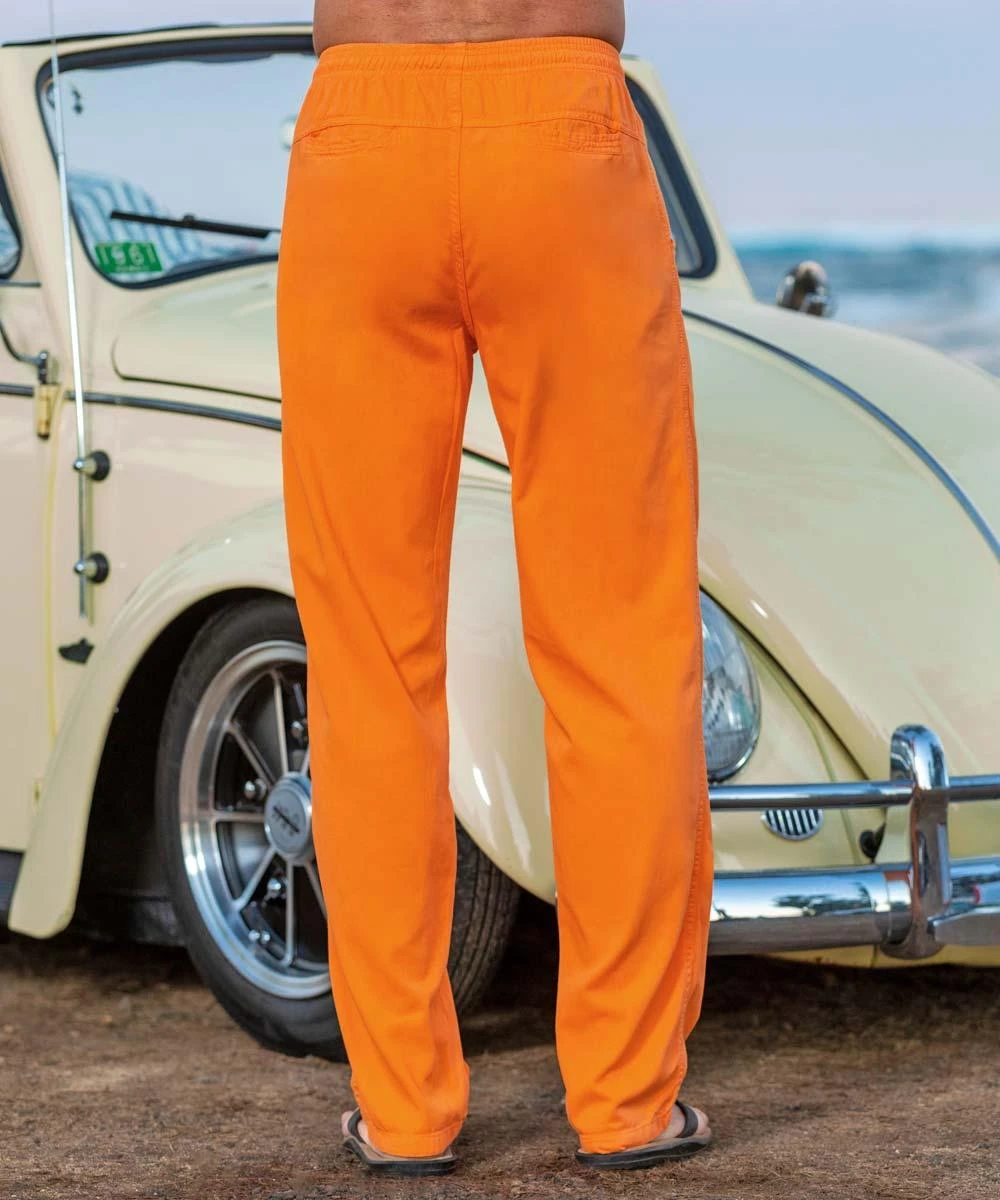 Apricot Dyed Twill Pants - Image 2