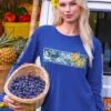 Pua Breeze - Blueberry Dyed Long Sleeve Crewneck T-Shirt