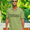Ti Lei Band - Hemp Dyed Short Sleeve Pique’ Polo Shirt