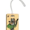 B. Kliban Hula Cat - Maplewood Luggage Tag