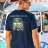 Volkswagen Sketched Van - Navy Short Sleeve Crewneck T-Shirt