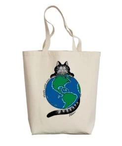 B. Kliban Earth Cat - Natural Weekend Tote