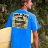 Kona Jack’s Rules - Blue Hawaii Dyed Short Sleeve Crewneck T-Shirt