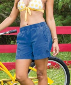 Blueberry Dyed Shoreline Twill Shorts