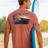 Clark Little Ray Of Hope - Chile Dyed Short Sleeve Crewneck T-Shirt
