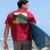 Sunrise Leahi - Garnet Short Sleeve Crewneck T-Shirt