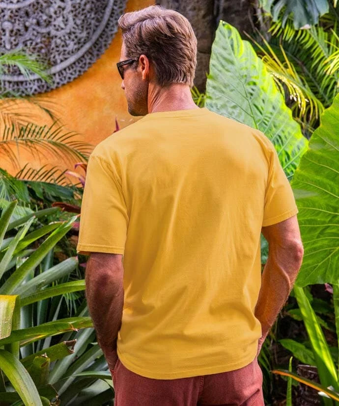 Crimson Dragon - Pineapple Dyed Short Sleeve Crewneck T-Shirt - Image 2