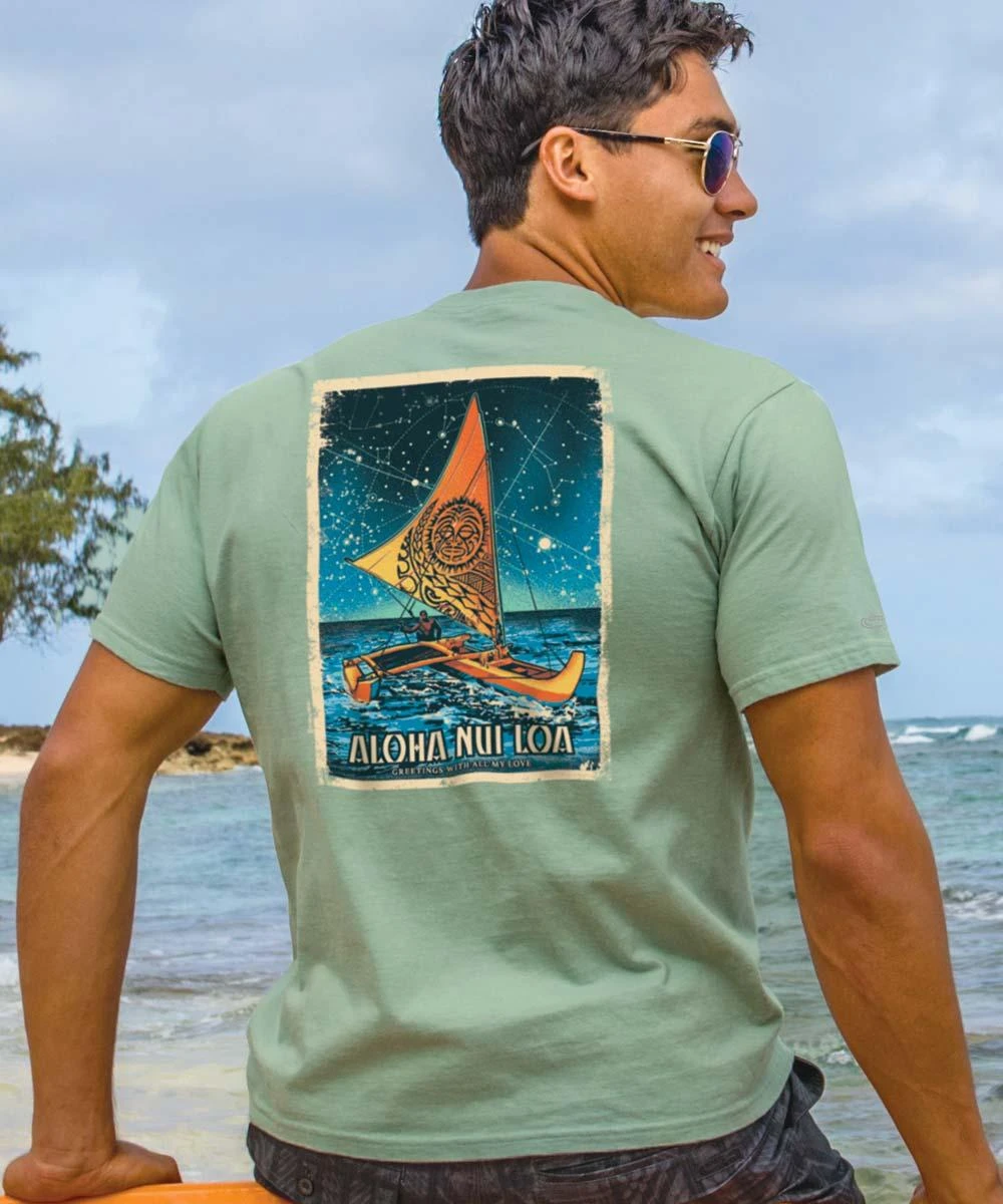 Aloha Nui Loa - Seaglass Short Sleeve Crewneck T-Shirt